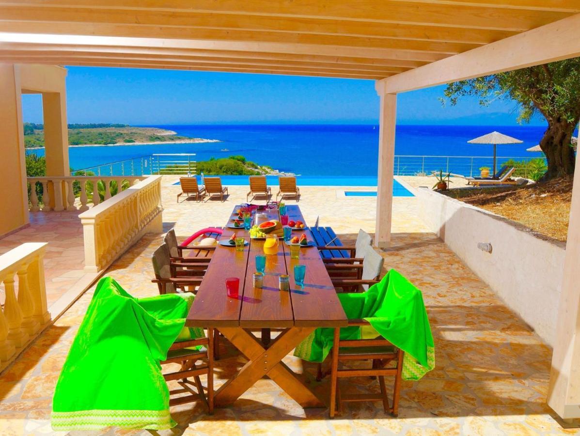 Beachfront Villa Seasun By Posarellivillas Agios Spyridon  المظهر الخارجي الصورة
