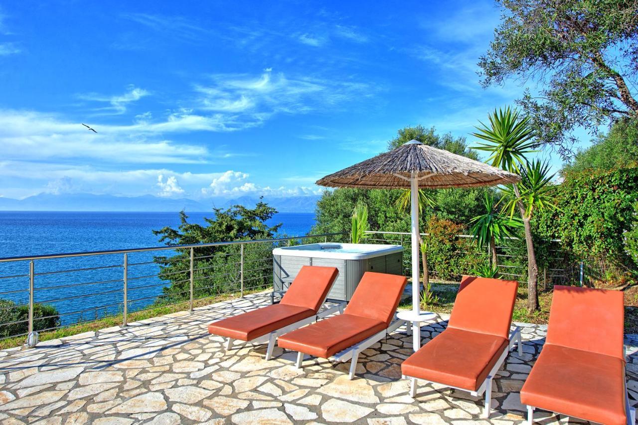 Beachfront Villa Seasun By Posarellivillas Agios Spyridon  المظهر الخارجي الصورة